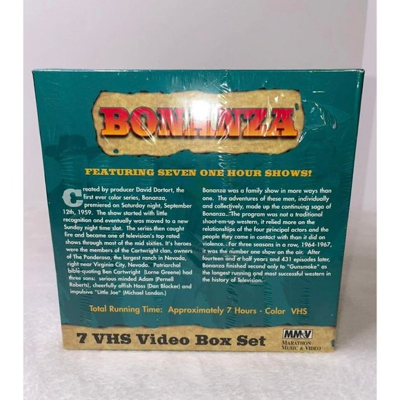 Bonanza 7 VHS Box Set Volume 1-7 New - Picture 4 of 4